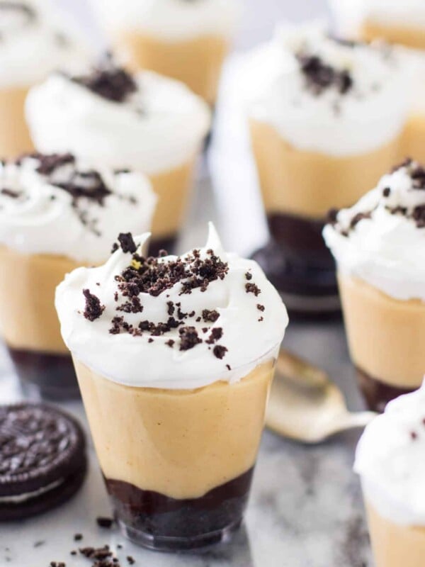Peanut butter pie dessert shooter