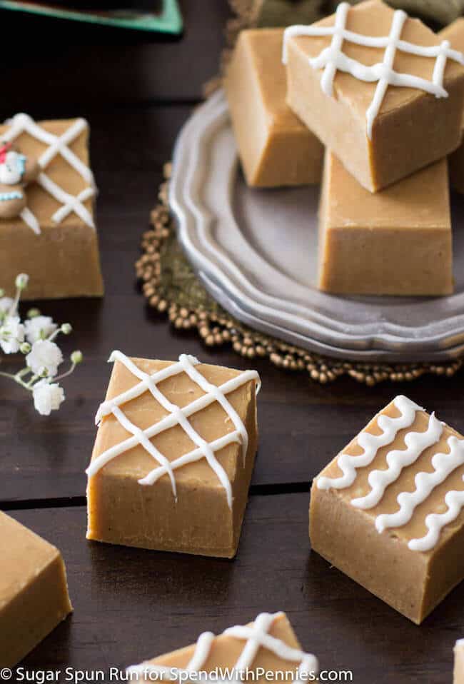 Gingerbread fudge squares