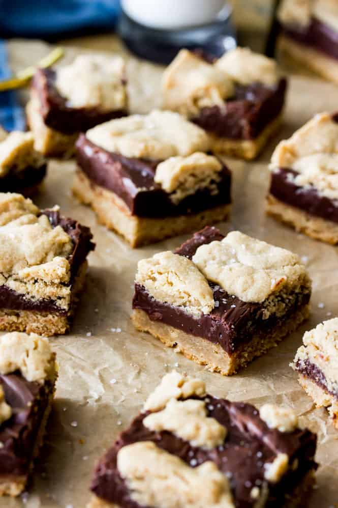 Peanut butter fudge bars