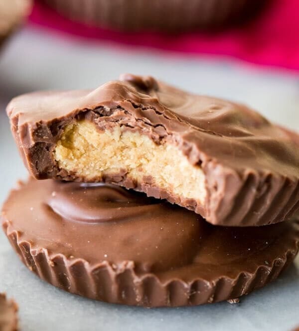 Homemade peanut butter cups