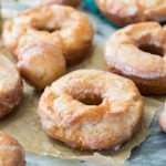 Sour cream donuts and donut holes